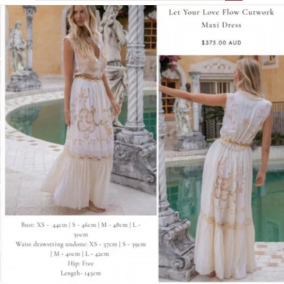 **ISO** Chasing Unicorns Let Your Love Flow Maxi Dress or something similar ❤️ - Picture 3 of 17